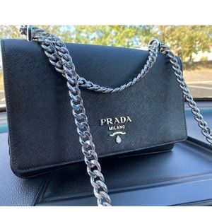 Prada chain crossbody bag